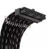 Kit prolunga cavi PHANTEKS PH-CB-CMBO_SSV 500 mm nero/argento – prolunghe cavi per componenti PC