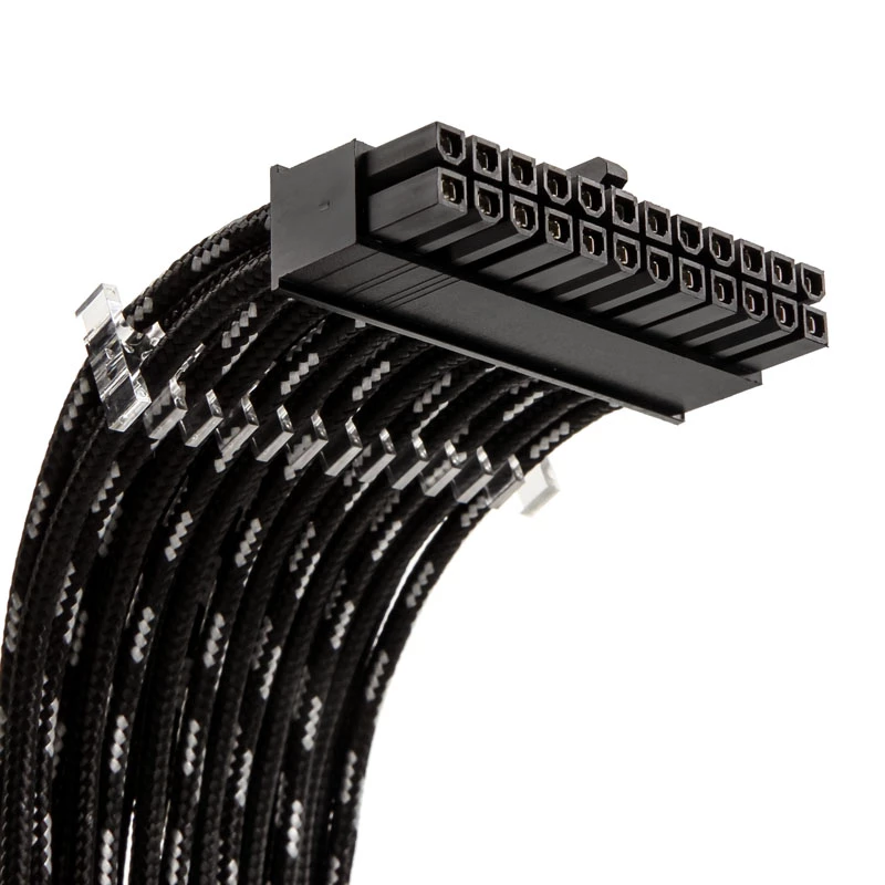 Kit prolunga cavi PHANTEKS PH-CB-CMBO_SSV 500 mm nero/argento – prolunghe cavi per componenti PC