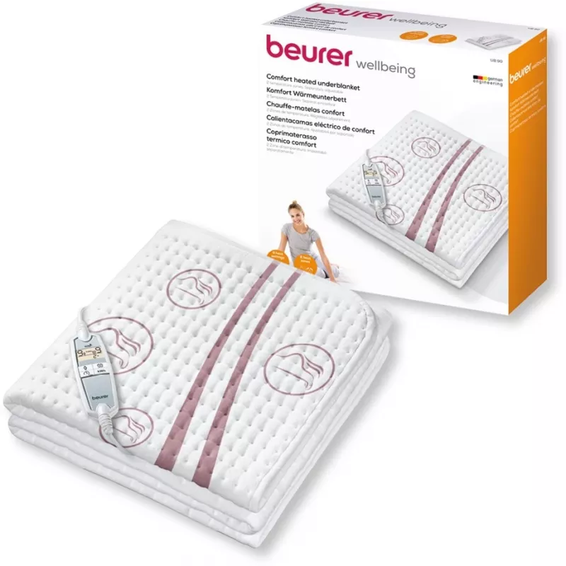 Beurer UB 90 coprimaterasso riscaldante, 80 x 150 cm, bianco