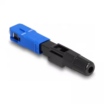 Connettore rapido in fibra ottica DeLOCK SC simplex maschio UPC per montaggio in campo
