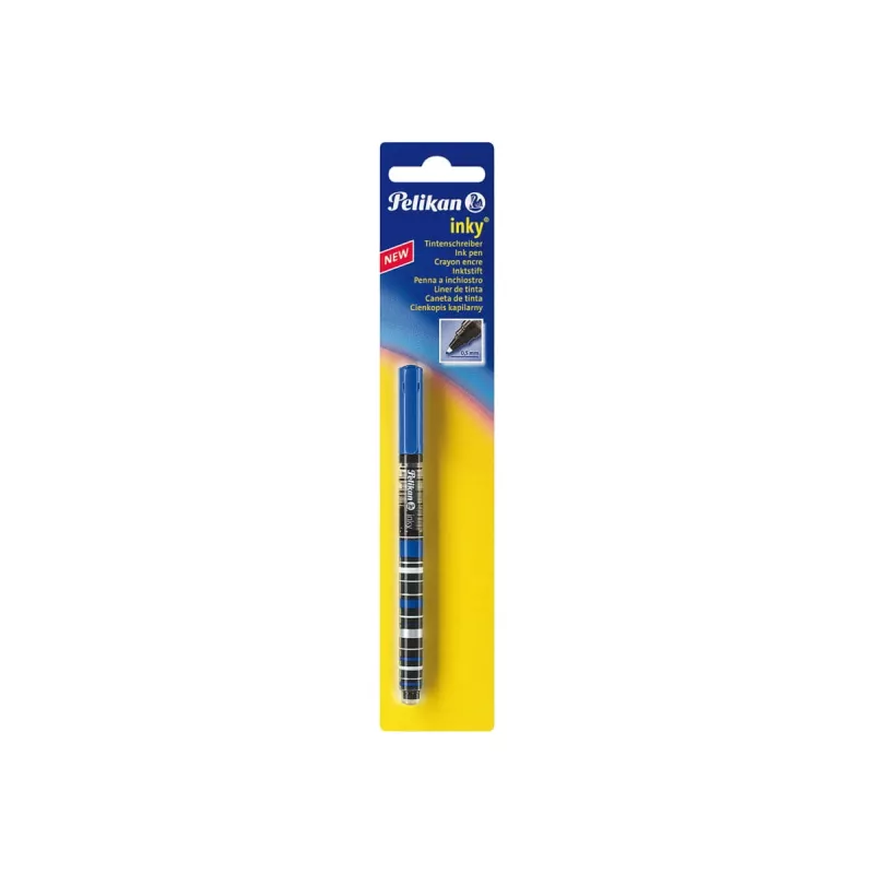 Penna stilografica Pelikan Inky nero-blu 0,5 mm scrittura