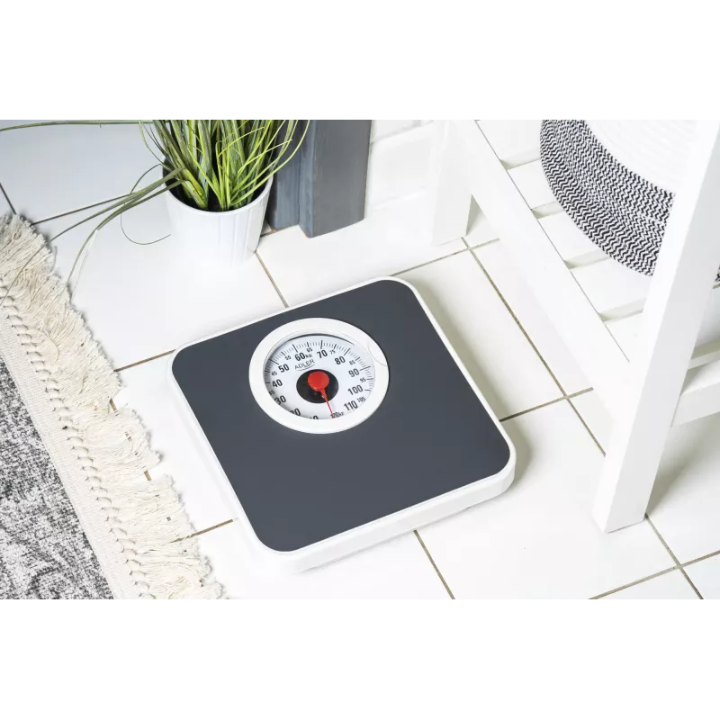 Bilancia pesapersone meccanica Adler AD 8178 – max. 120 kg, precisione 1 kg, nera
