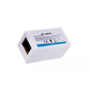 Adattatore di genere LANBERG RJ-45 a RJ-45, femmina–femmina, U/UTP Cat5e, bianco