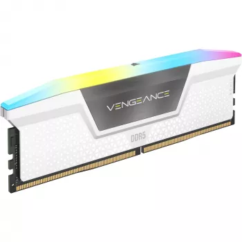 DIMM 32 GB DDR5-6400 (2x 16 GB) Dual-Kit, memoria bianca, CMH32GX5M2B6400C32W, Vengeance RGB, INTEL XMP