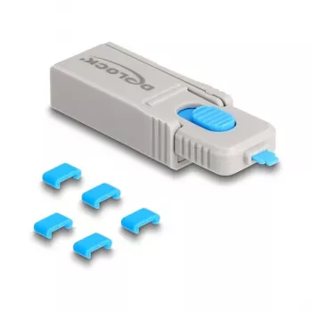 Port blocker DeLOCK 20926 USB Type-C 5 pezzi + strumento di chiusura