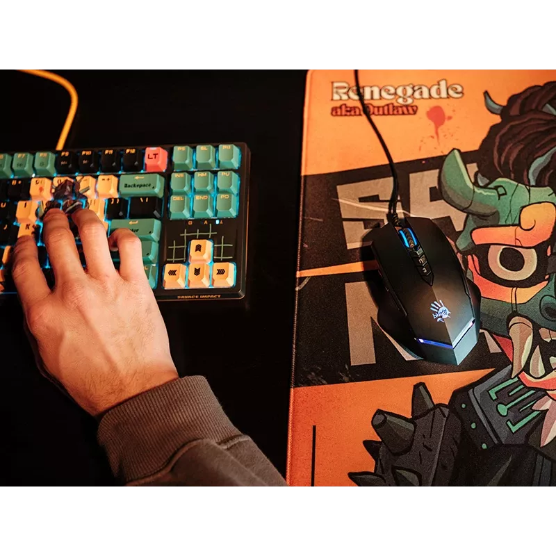 A4TECH tappetino mouse BLOODY SI45 RENEGADE Sunset 45/40/0,4