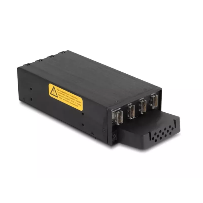Alloggiamento HDD DeLOCK 47126 compatibile rack metallo larghezza 72mm