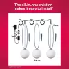 Outdoor Smart Globe Light Colour confezione da 3, luce LED sostituisce 33 Watt