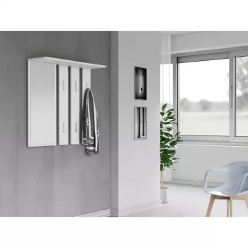 Topeshop OPAL WIESZAK BIEL appendiabiti bianco