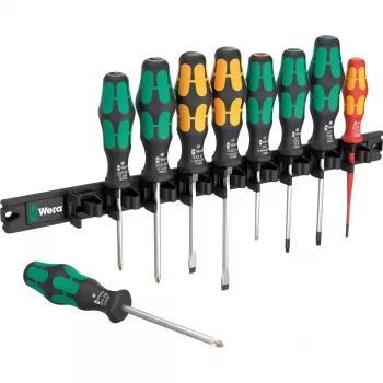 Wera 9650 barra magnetica set di cacciaviti Kraftform, 9 pezzi (05051012001)