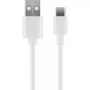 Wentronic 59130 cavo USB 2m USB A USB C connettore maschio connettore maschio bianco (59130)