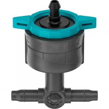 Gocciolatore per irrigazione Gardena 13314-20 8 l/h nero montaggio in linea