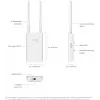 TP-Link Omada EAP603-Outdoor 1800 Mbit/s bianco Power over Ethernet (PoE)