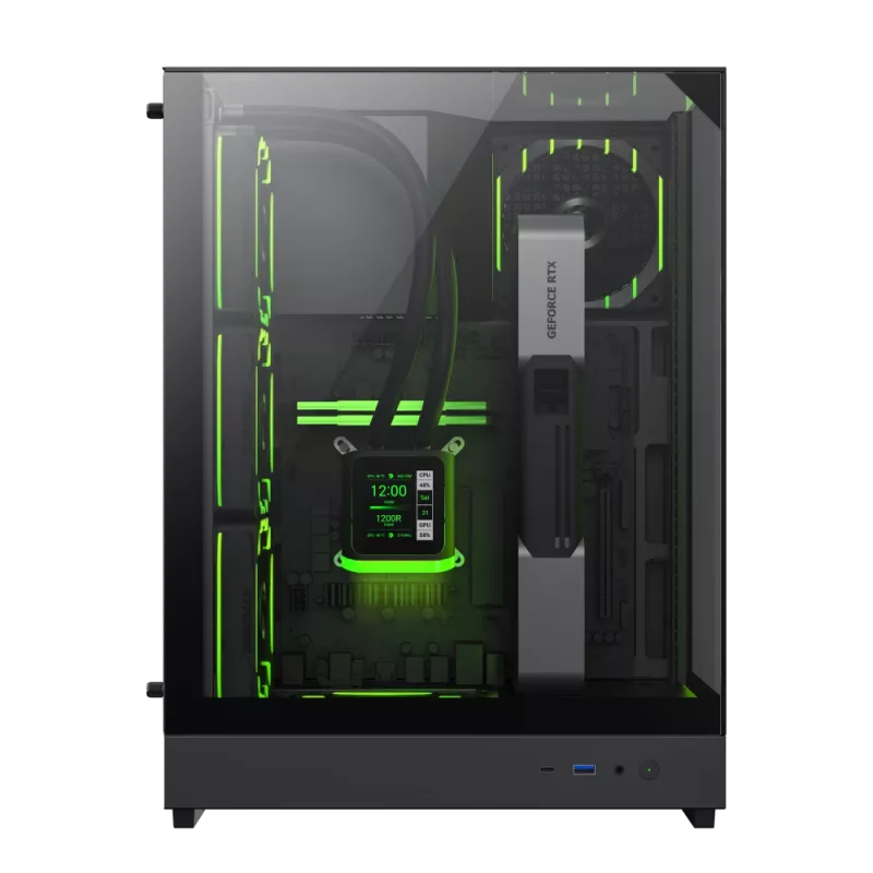 Case Gamemax | T20 BK | nero | M-ATX | alimentatore non incluso