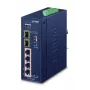 Switch di rete PLANET IGS-624HPT Unmanaged Gigabit Ethernet (10/100/1000) Power over Ethernet (PoE) blu