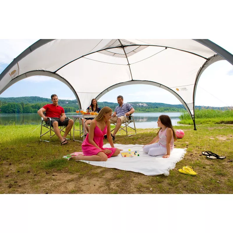 Gazebo Event Shelter, 4,5 x 4,5 m (grigio chiaro/grigio)