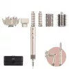 Shark FlexStyle 5-in-1 Air Styler e asciugacapelli con arricciacapelli automatici, spazzola piatta, spazzola ovale, bocchetta, diffusore, custodia, senza danni termici
