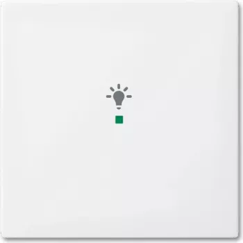 Placca di copertura Busch-Jaeger 2CKA006220A0356 per supporto e scatola sensore bianco (2CKA006220A0356)