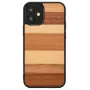 Custodia protettiva per smartphone Man and Wood per iPhone 12 mini – nero