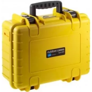 Valigia rigida B&W Cases 4000/Y/SI giallo compatibile con qualsiasi marca