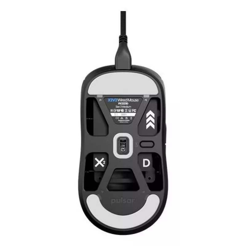 Mouse USB ottico X2/MEDIUM nero PX2221D Pulsar