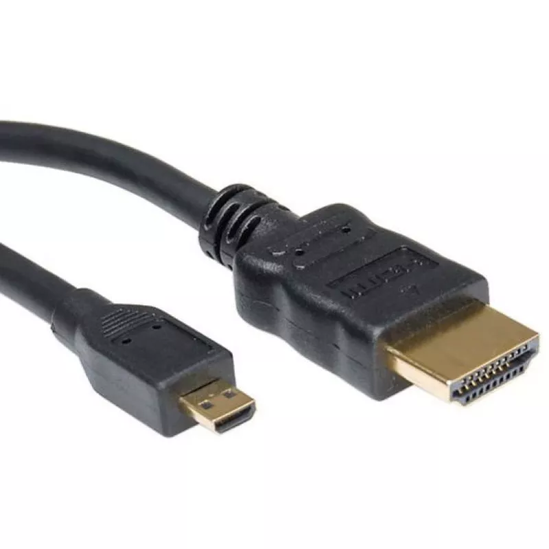 VALUE Cavo HDMI High Speed con Ethernet, HDMI A ST - Micro HDMI ST 2,0m (11.99.5581)