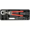 Yato PEX-AL-PEX pinza crimpatrice manuale con set da 8 ganasce