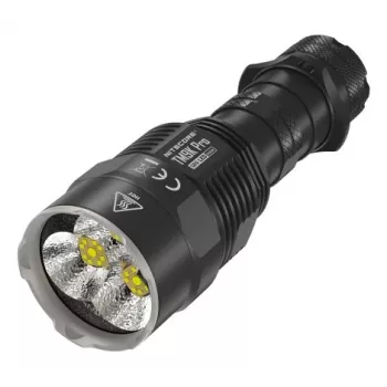 Torcia portatile Nitecore TM9K PRO – 9900 lm, ricaricabile USB, IP68, 133 mm, 227 g, alluminio, nero