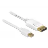 Cavo DisplayPort DeLOCK 83482 Mini DisplayPort 2 m bianco