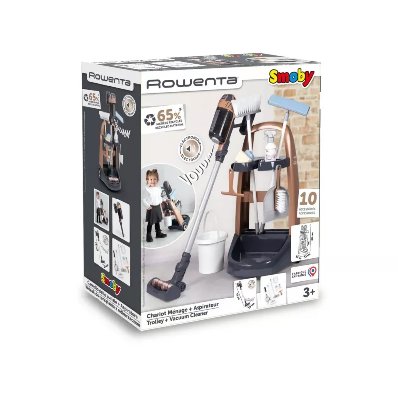 Carrello per le pulizie Rowenta + aspirapolvere