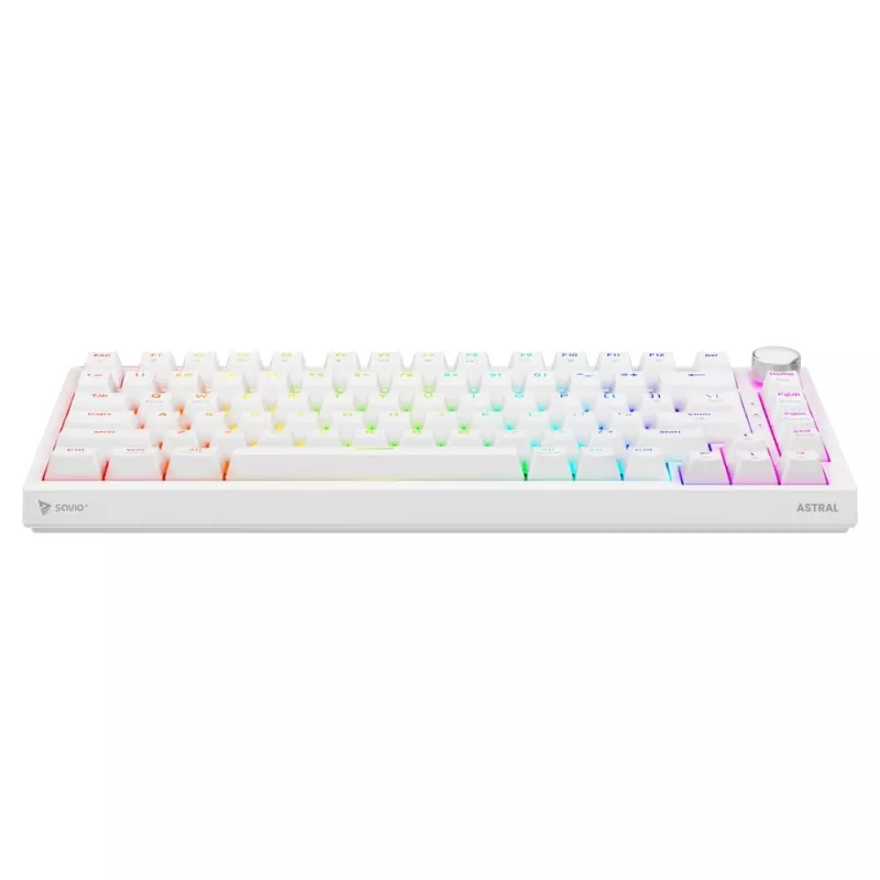 Tastiera gaming Savio ASTRAL WHITE JADE USB QWERTY US International