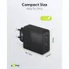 Caricabatterie da interno Goobay 61757 ricarica rapida USB Type-C 2 porte nero
