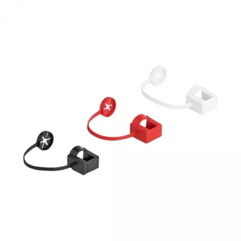Tappo parapolvere DeLOCK per connettore RJ45 con clip di fissaggio, 50 pezzi, colori assortiti