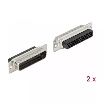 Connettore per cavo DeLOCK 66714 D-Sub HD 44 pin nero argento