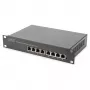 Switch DIGITUS Gigabit Ethernet PoE 8 porte PoE+ rack 10 pollici, budget PoE fino a 80 W