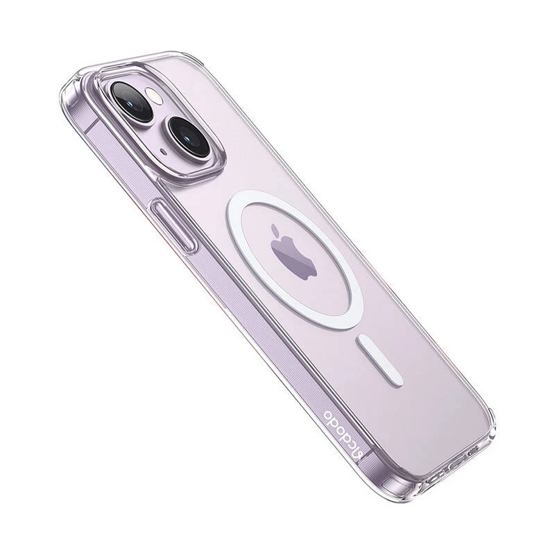 Custodia magnetica McDodo per iPhone 15 Pro (trasparente)