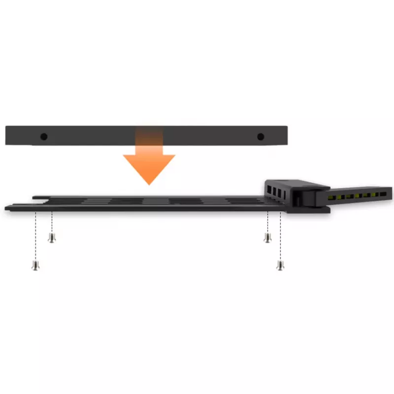 Alloggiamento esterno per disco fisso per IcyBox serie MB038 – modello MB038TP-B, nero, compatibile con MB038