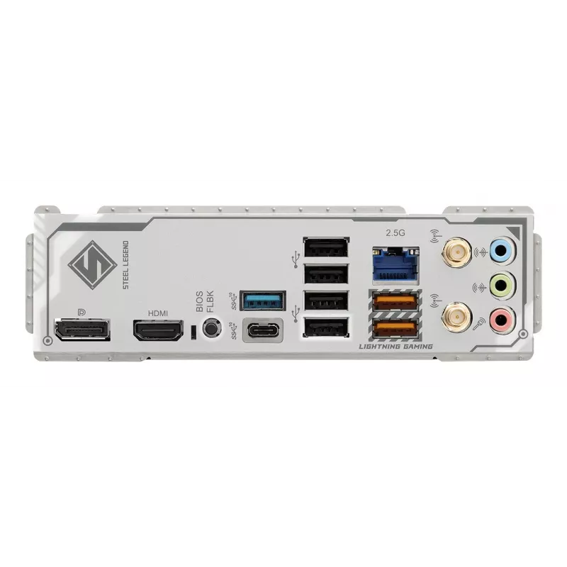 Scheda madre ASRock B850M Steel Legend WiFi — AMD B850, socket AM5, microATX, DDR5, 4 DIMM, Wi-Fi 7, LAN 2.5Gb