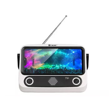 Supporto mobile TRACER T-MLX48046 con altoparlante Bluetooth, supporto regolabile per telefono/tablet