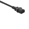 Prolunga elettrica QOLTEC 50459 IEC C13 a C14 1,5 m
