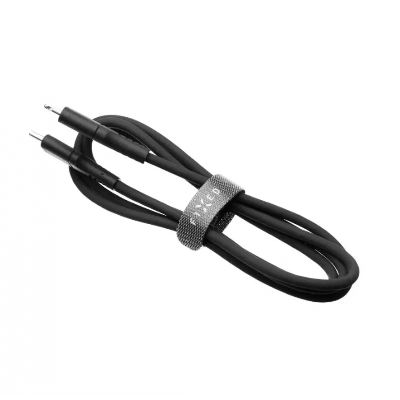 Cavo fisso USB-C a Lightning FIXED FIXDLS-CL12-BK 1,2 m silicone liquido