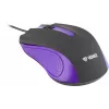 Mouse USB con cavo, 3 tasti, superficie gommata