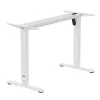 Scrivania regolabile elettricamente in altezza ergo office ER-400 W — altezza max. 1160 mm, carico max. 80 kg