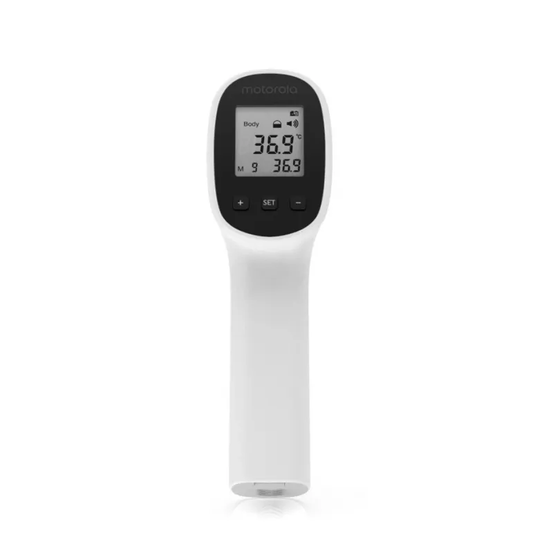 Termometro frontale senza contatto Motorola TE-93 bianco fronte a pulsanti