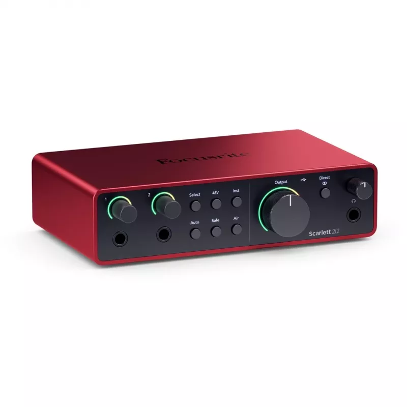 Focusrite Scarlett 2i2 USB-C 4ª generazione interfaccia audio