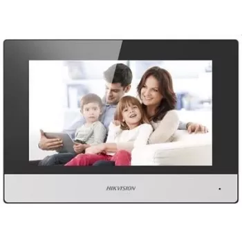 Videocitofono Hikvision DS-KH6320-TE1, touchscreen capacitivo da 7 pollici, PoE, 1024×600, MicroSD fino a 32 GB, Ethernet, Linux