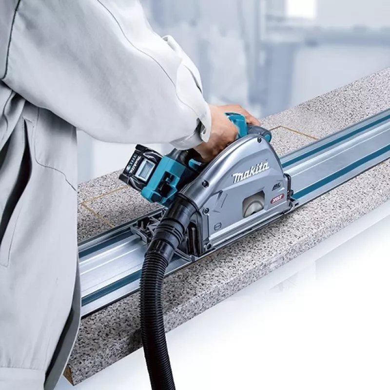 Makita SP001GZ03 40V XGT sega circolare a immersione a batteria, 165 mm