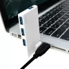 Hub USB 3.0 4 porte, argento