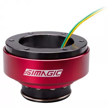 Simagic Quick Release QR70 HALF 70 mm — mozzo a sgancio rapido per volanti, foro da 70 mm