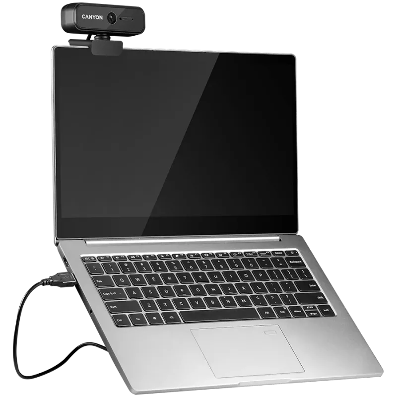 Webcam Canyon C2N 1080P Full-HD 2.0 megapixel con messa a fuoco fissa, USB 2.0